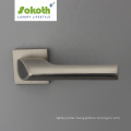 simple modern 85mm hole chrome plate handle indoor zinc  door handle